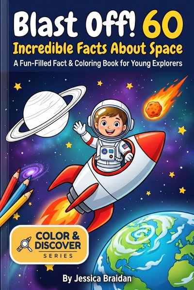 Blast Off! 60 Incredible Facts About Space by Jessica Braidan
