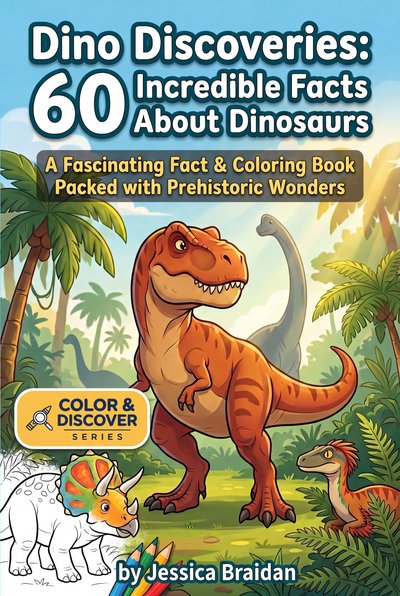 Dino Discoveries: 60 Incredible Facts About Dinosaurs by Jessica Braidan
